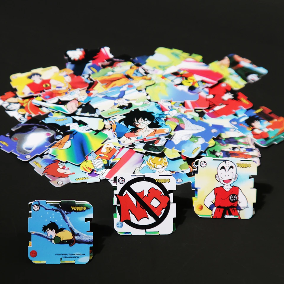 Lote De Tazos Yokos Dragon Ball Z Complete Collection 73PCS Square