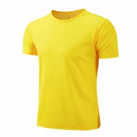 Hommes femmes séchage rapide à manches courtes Sport T-Shirt maillots de gymnastique Fitness chemise formateur course T-Shirt adolescent vêtements de Sport respirants 3