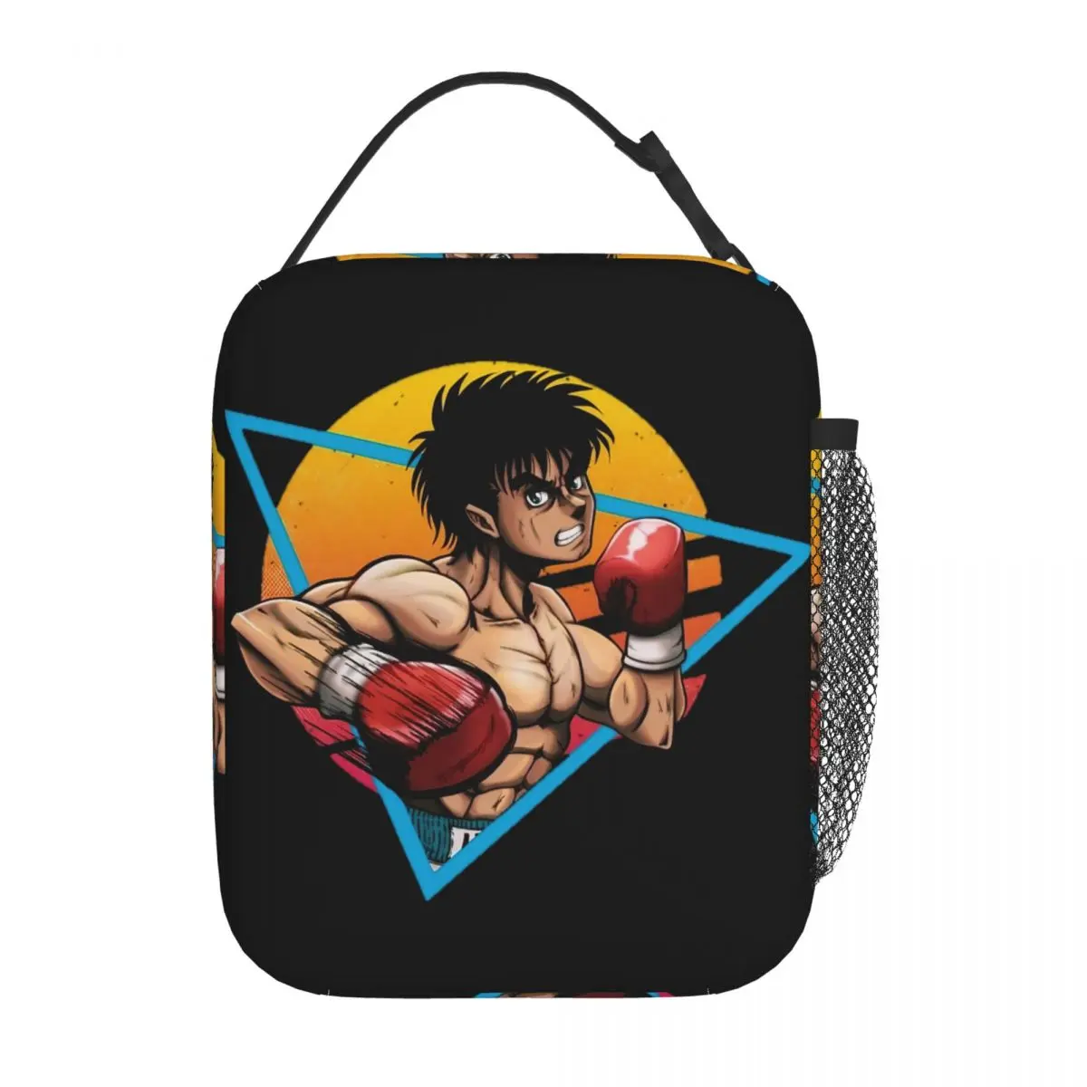 

Kamogawa Boxing Insulated Lunch Bag Hajime no Ippo Japanese Manga Storage Food Box Portable Cooler Thermal Bento Box For Travel