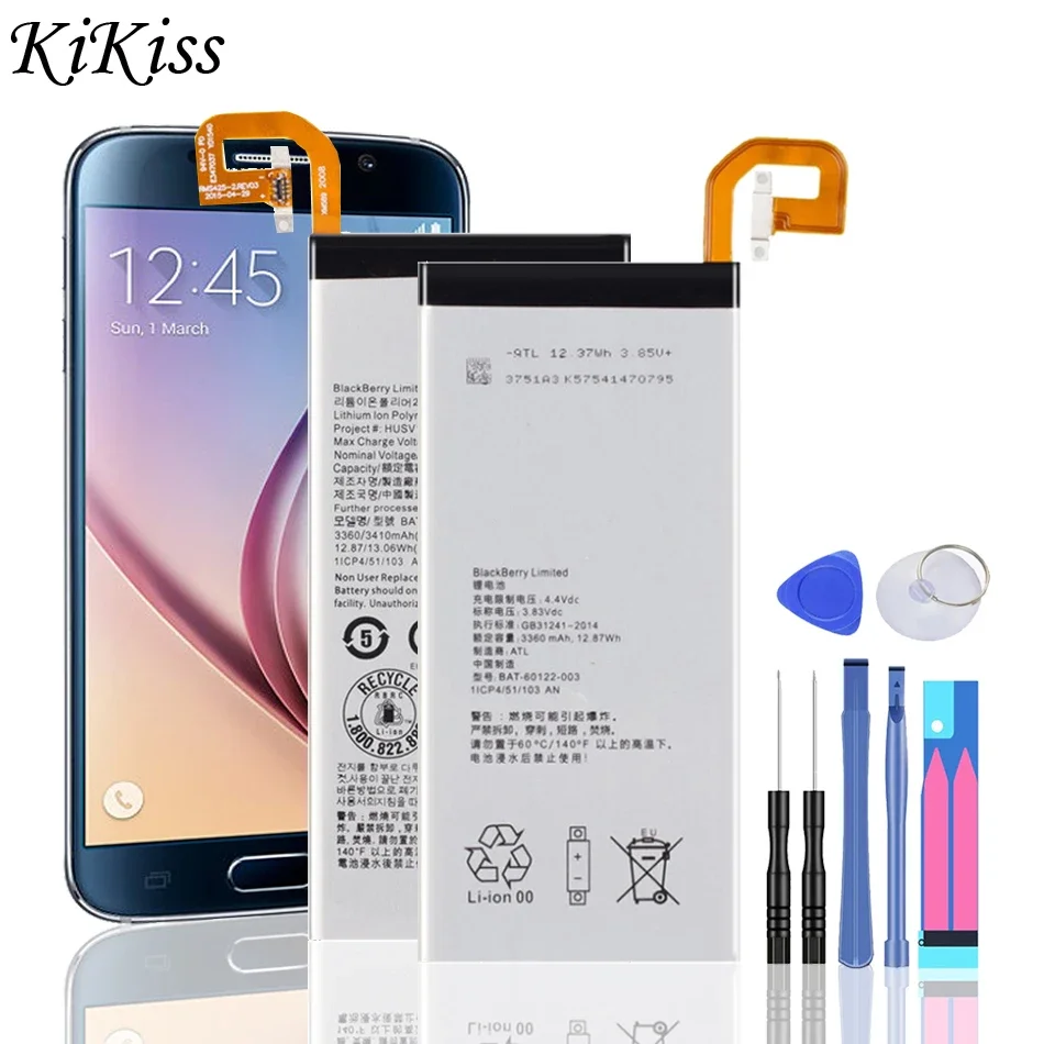 Batteria Per Telefono Cellulare Blackberry Priv, Bat-60122-003, 3360Mah, Strumenti Gratuiti