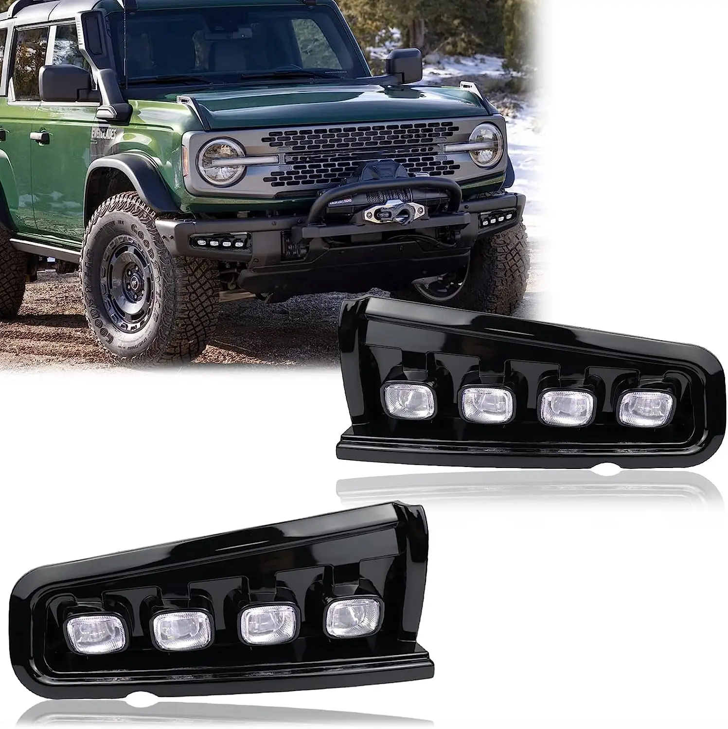 

Фонарь передний дневной для Ford Bronco 2021-2023