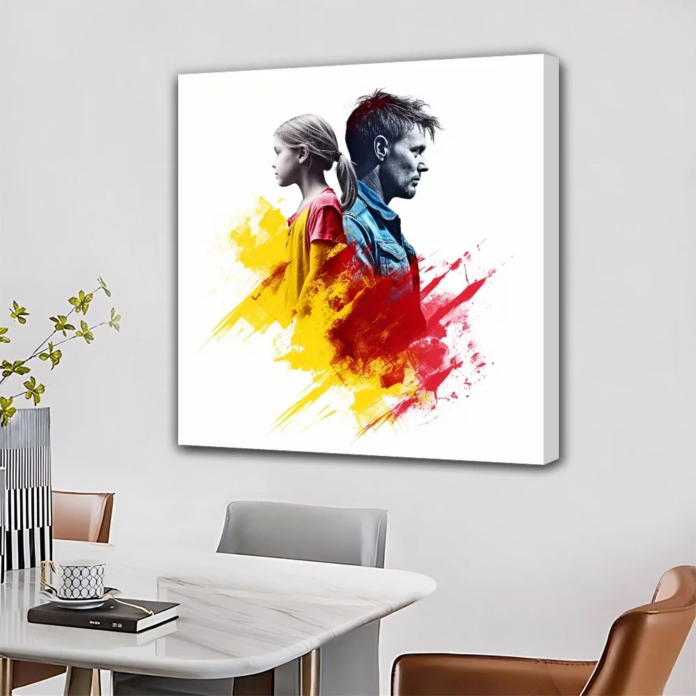 

Forbeauty Framed Gallery Canvas Painting Colorful Vase Antique for Home Decoration