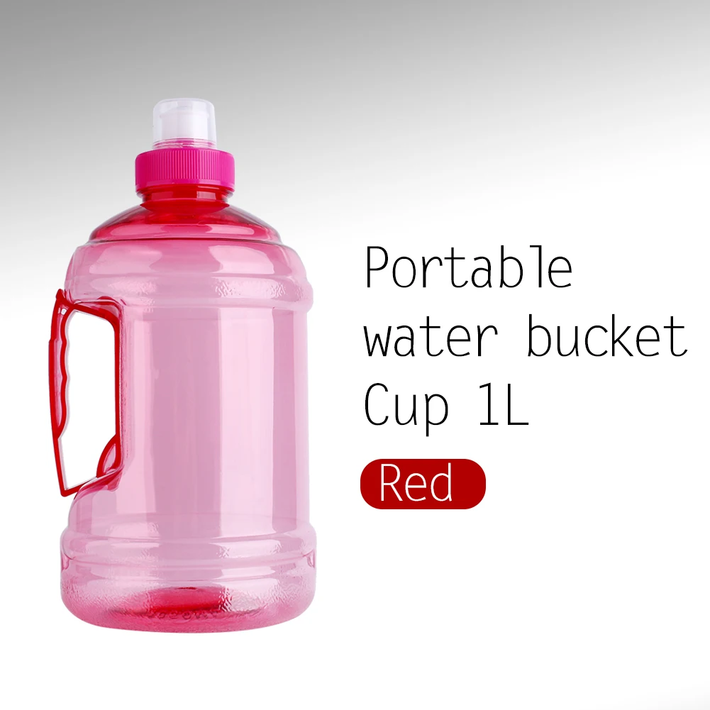 1L BPA Free Drink Water Bottle Cap Kettle PET Sport Picnic