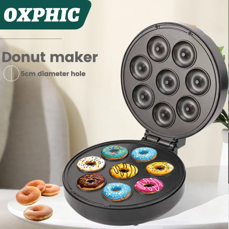 

OXPHIC Electric Donut Machine for Home Appliance 110/220V Kitchen Machine for Mini Donuts Waffle and Donut Maker 50mm Donut DIY