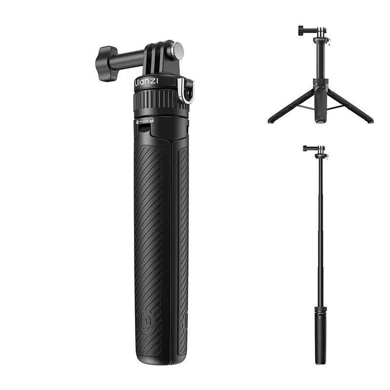 Ulanzi MT92 Action Camera Selfie Stick Tripod Five-Section Extension for Vlogging Livestreaming Outdoor Travel Photography Shots