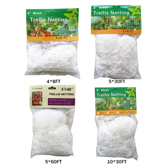 Poliészter Növényi Támogatás Nettó Kopásálló Gyümölcsös Virág Uborka Multifunkcionális Szőlő Leszállás Szövés Termesztési Keret - Image 4