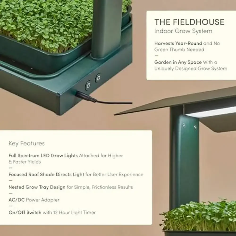 Indoor LED Herb Garden Kit 5