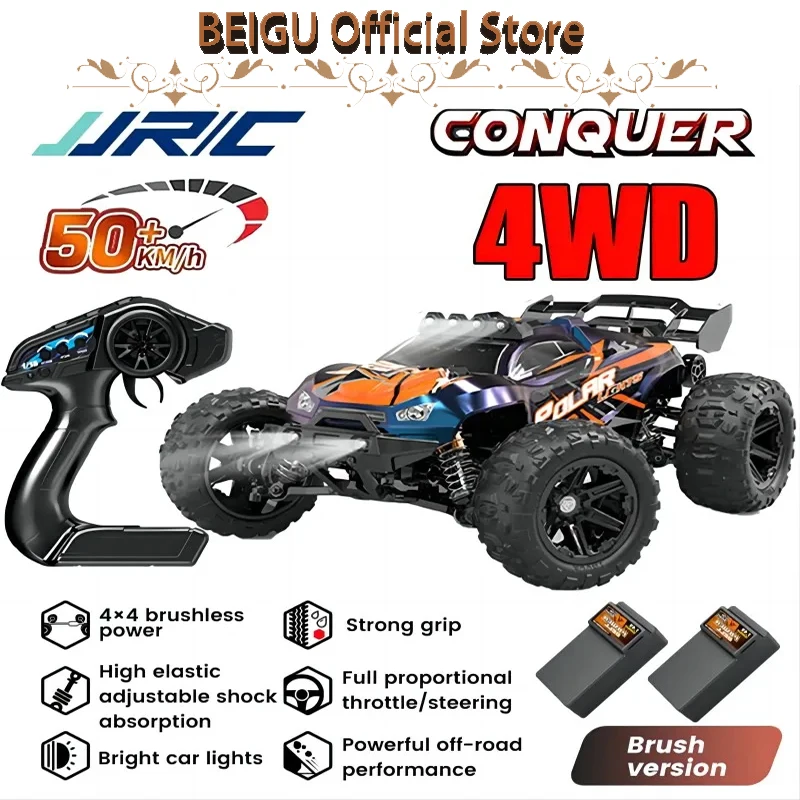 JJRC-Coche Todoterreno Teledirigido 4WD, Vehículo De Control Remoto De Alta Velocidad, Escala 1:16, 50 km/h 70 Km/h, 2024G, 2,4