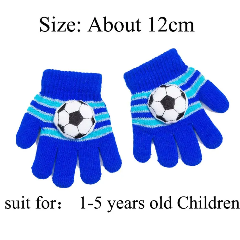 Knitting Thick Warm Kids Gloves Winter Soft Mittens Children Kid Full Finger Gloves Kids Glove Cute Toddler Warm