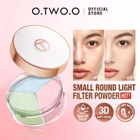 O.TWO.O Face Loose Powder 24h long-lasting Oil-control Matte Finish Lightweight Natural Poreless Setting Powder Face Makeup