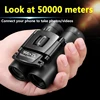 900x25 HD Zoom Portable Powerful Binoculars Long Range BAK4 Telescope Jumelles Folding Low Light Binoculars for Hunting Camping 1