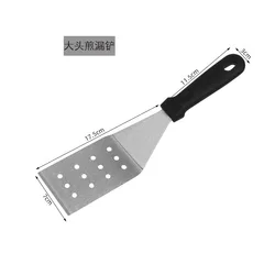 Premium Stainless Steel Barbecue & Griddle Spatula with Scraper (A907)