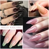 6PCS/SET Nail Polish Gel Set Autumn Black Nude Color Glitter Semi Permanent Soak Off UV Nail Art Manicure Varnish Supplies Kit 5