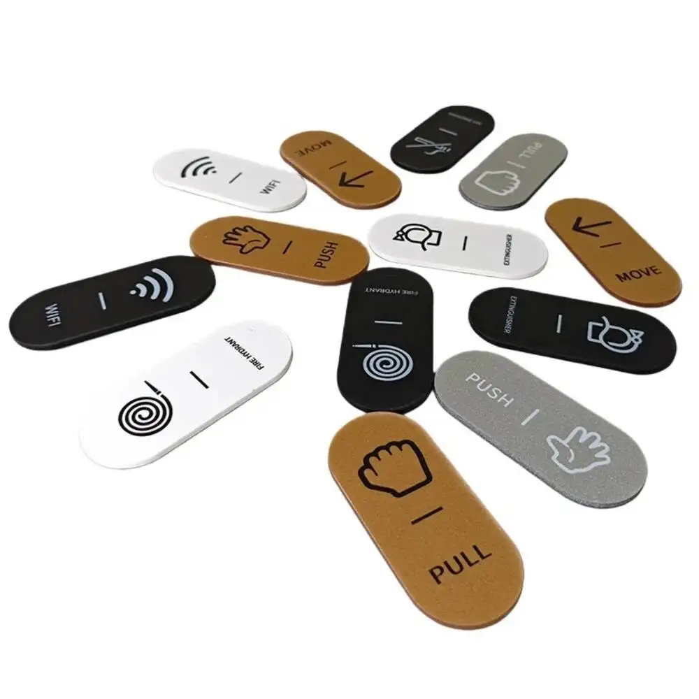 1개입 흰색 아크릴 표지판(표시/경고/알림), 자동차/상업용/실내/실외용