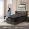 Queen Mattress 12 Inch Hybrid Mattress Black with Gel Memory Foam and Individually Pocket Innerspring Euro Top Mattress Medium 4