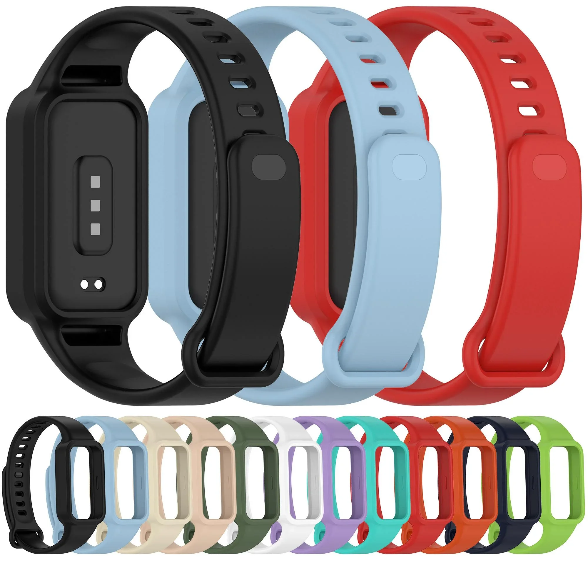 Enhanced Protective Strap Case for Smart Fitness Bands - Universal Watchband Cover and Accessories