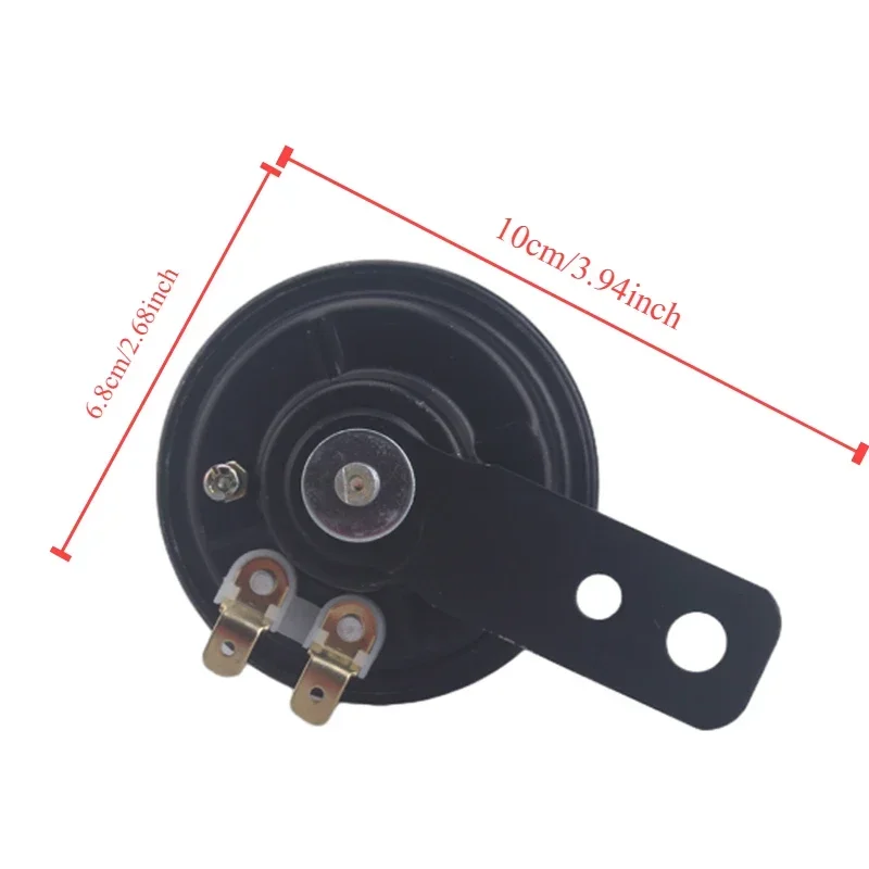 Motorcycle Electric Horn Kit Universal Waterproof Round Loud Horn Speakers 12V 1.5A 105db Signal for Motorcycle Accessories motorcycle electric horn