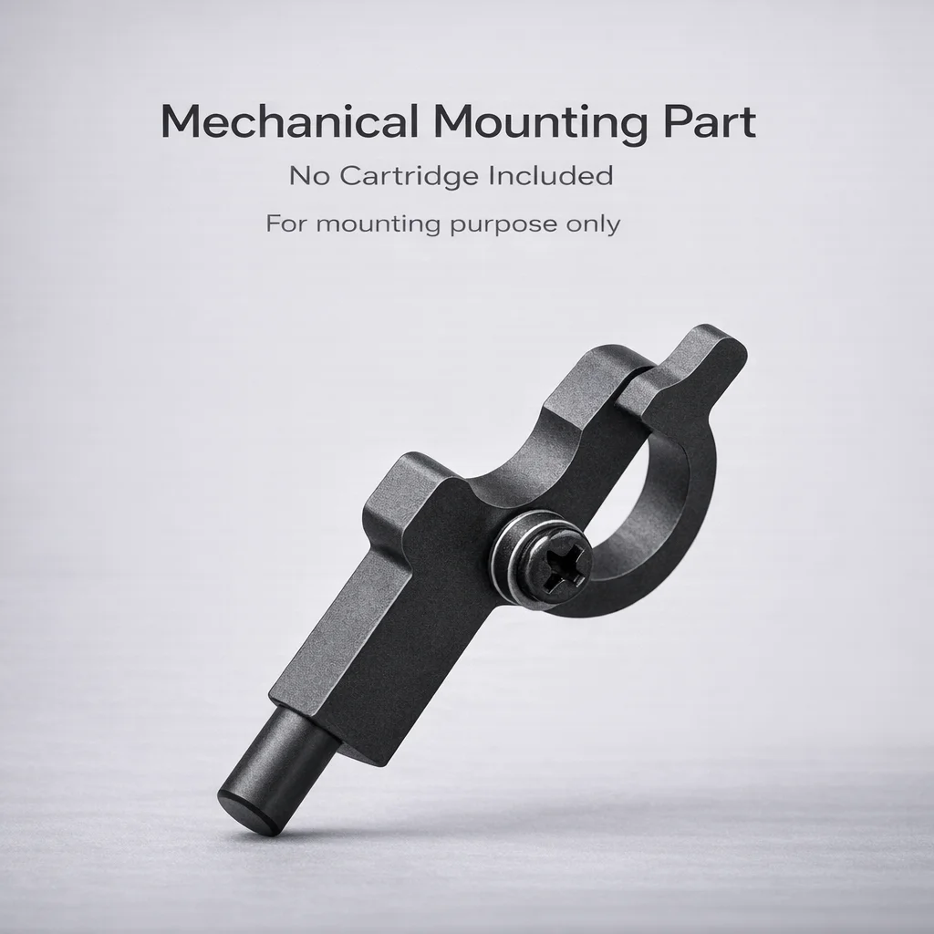 Ø8mm 턴테이블 톤암 마운트 브래킷, CNC 알루미늄 헤드쉘 지지대, 정밀한 장착, 안정적인 기계적 설계