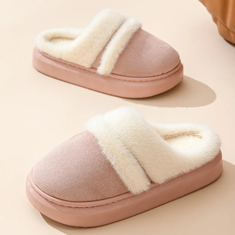Cotton Knit Womens House Shoes Memory Foam Wool Slippers Best Non