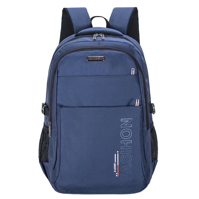 

High School Bags for Teenagers Boys Large Capacity College Student Backpack Men Nylon Leisure Campus Back Pack