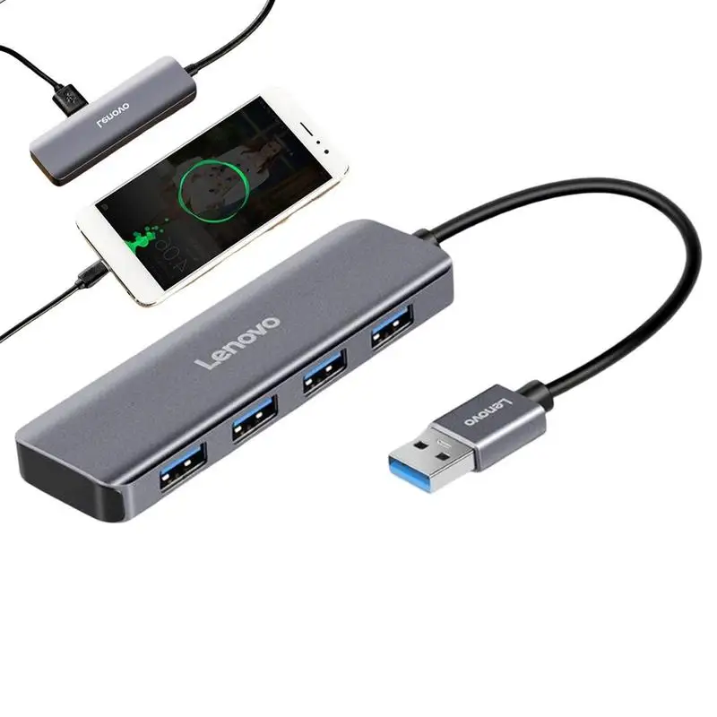 

LenovoUSB 5Gbps High-Speed | Docking Station U04USB3.0 Adapter USB Hub 3 0 Multiple Port For PC Computer Accessories
