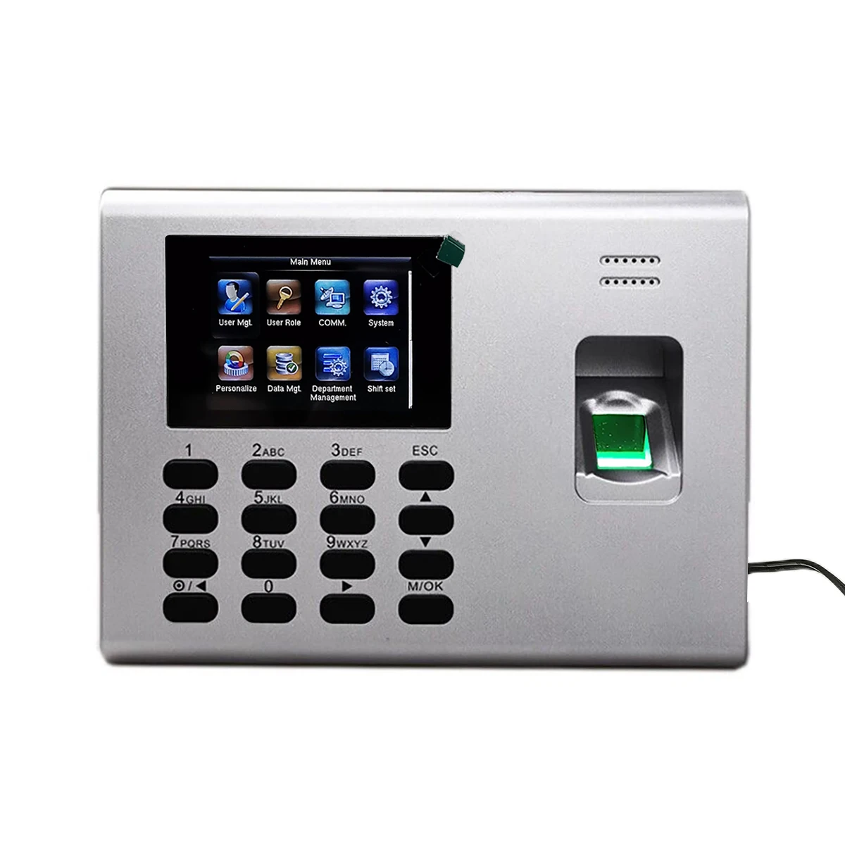 ZKTime 5.0 TCP/IP 2000 mAh Battery Fingerprint & Rfid Card Time Clock Recorder Attendance Employee Biometric Attendance System