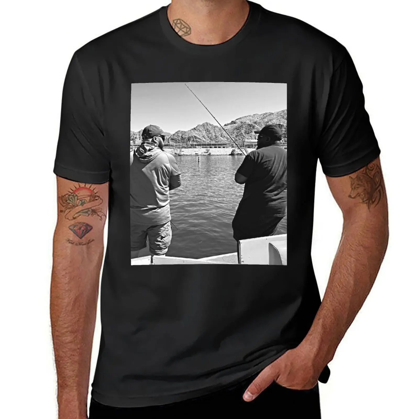 

fishermen T-Shirt kawaii clothes oversizeds men graphic t shirts