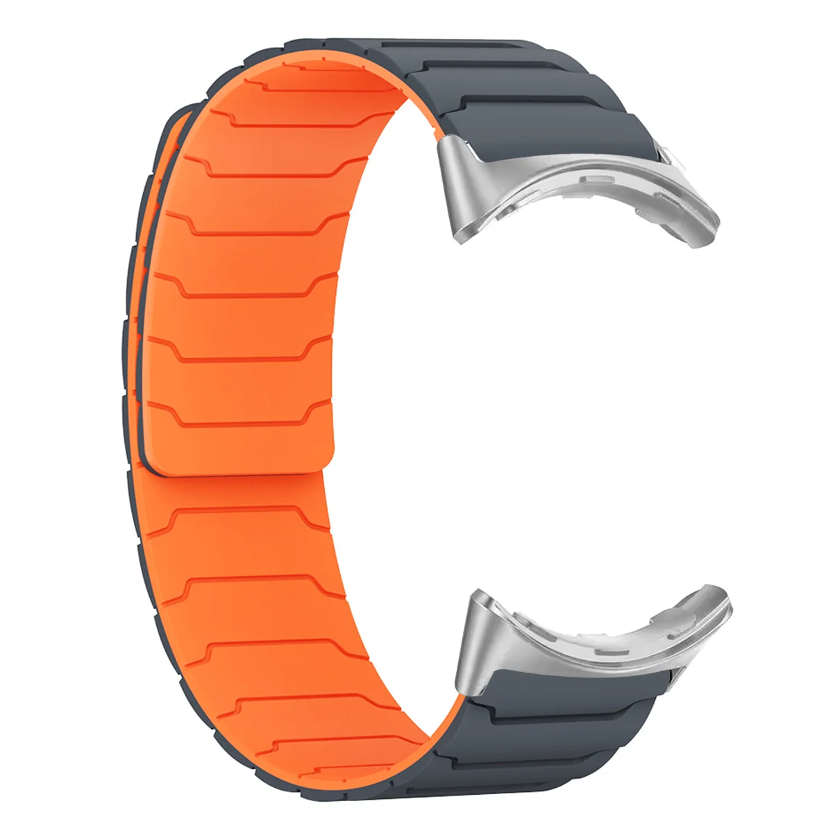 Enhanced Magnetic Silicone Replacement Strap - Sports Band Bracelet