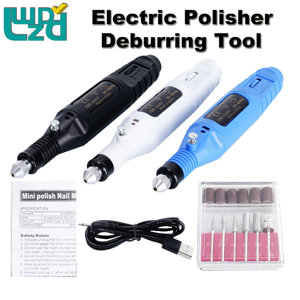 3D 인쇄 부품 전기 폴리 셔 샌더 디버링 도구 키트 연마 용 트리밍 가장자리 ..
