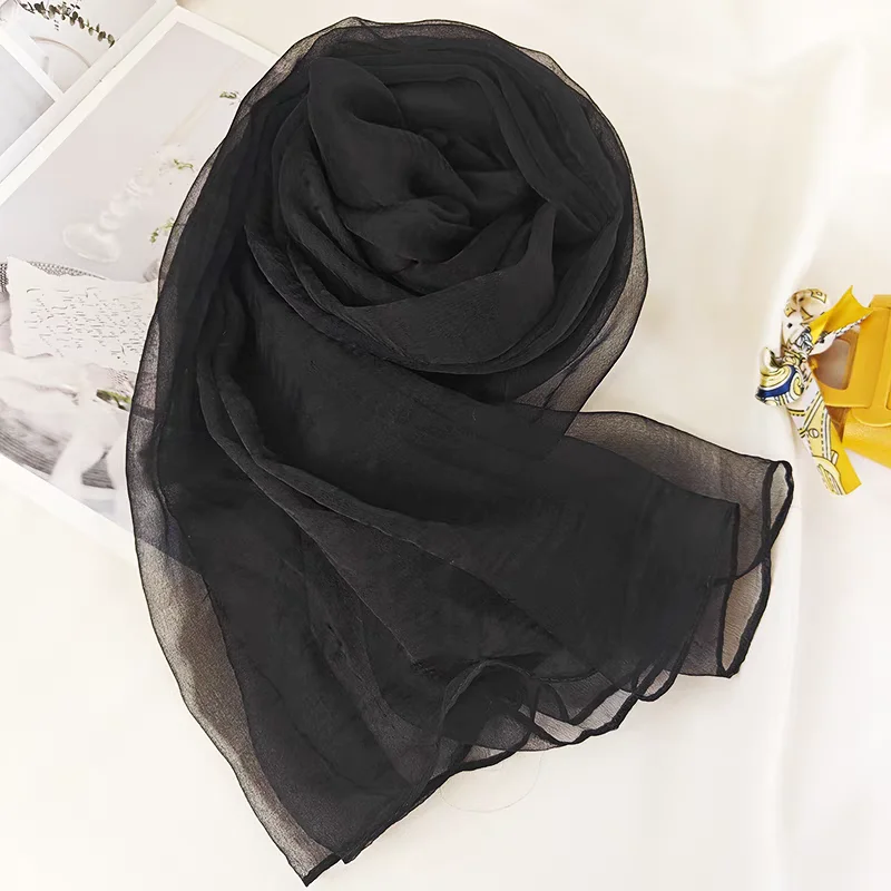 BYSIFA|New Wine Red 100% Silk Scarf Shawl Elegant Long  Scarves Shawls Spring Fall Brand Accessories Head Scarf Cape 170*100 3