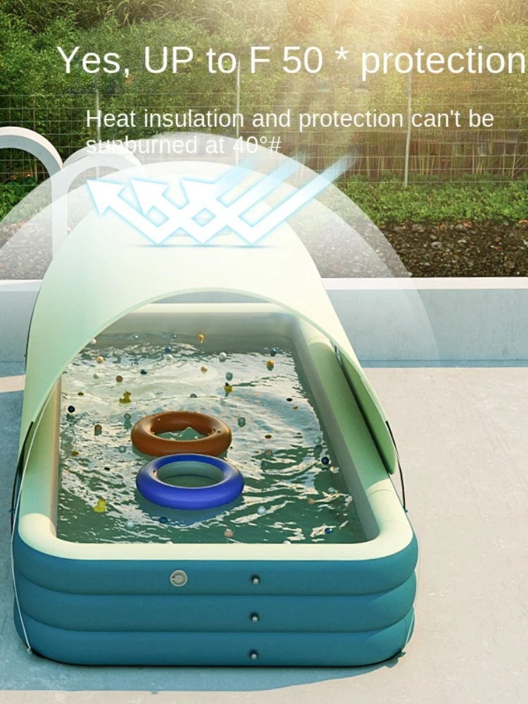 Zl Outdoor Foldable Baby Indoor Bath Children Large Inflatable Pool 4