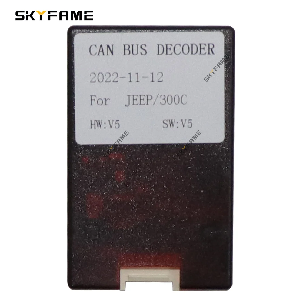 SKYFAME Car 16pin Wiring Harness Adapter Canbus Box Decoder Android Power Cable car wire cable adapter sim card slot adapter For Jeep Commander Chrysler 300C Pacifica