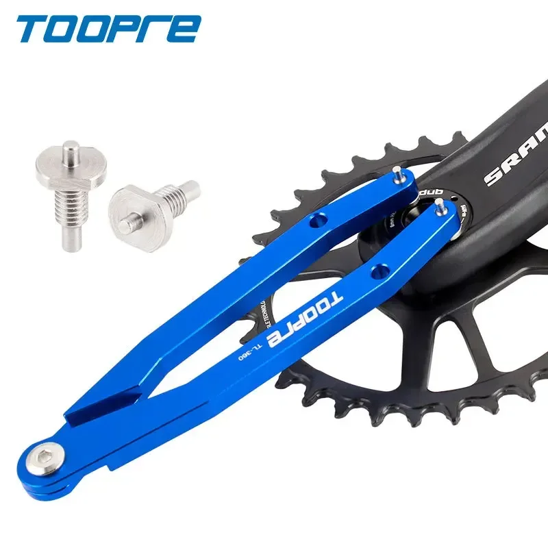 

TOOPRE Bike Crank Arms Cap Pin Spanner Adjustable Tool Bicycle Hub Bottom Bracket Freewheel Pin Wrench For NX/GX DUB/FSA/XX/X01