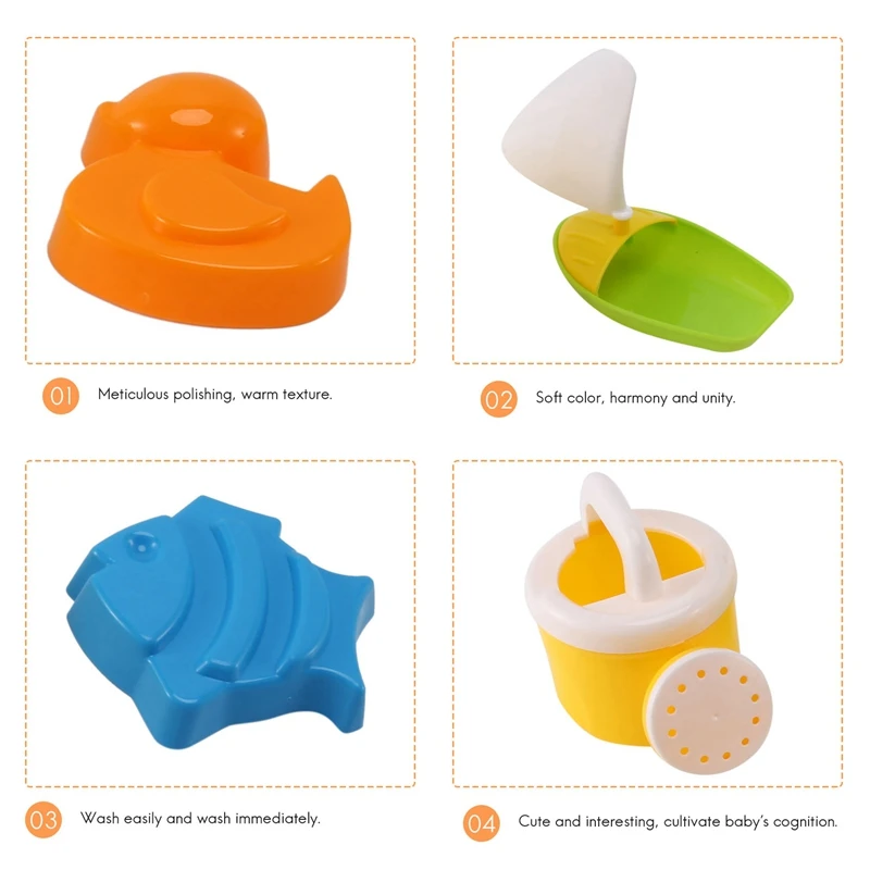 Sand And Water Table Set With Lid Cover Beach Toys Outdoor Garden Sandbox Kit Kids Summer Beach For Toddlers Kids 3