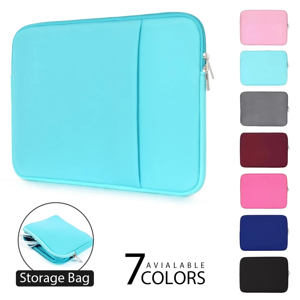 Custodia Morbida Per Laptop Custodia Per Notebook Custodia A Doppio Strato Per Macbook Air 11 M2 13 14 15.6 17 Pro Dell Hp Xiaomi Valigetta Da Donna D