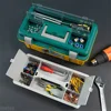 Organizer With Storage Case Garage Double-layer New Thickened Tool Tools Hardware 2024 Dividers Lid Box Household Screw 4