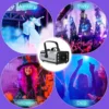 Somspot 1200W RGB LED Smoke Fog Machine Haze Generator Remote Controlled Fog Machine Stage Effect Equipment for DJ Disco Party 3