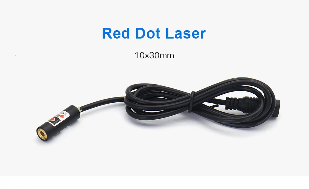WaveTopSign Adjustable Pointer Laser Beam Module 10x30mm 12x32mm 12x40mm Locator Red Laser Line Positioner