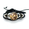 Game Genshin Impact Bracelet Cartoon Anime Zhongli Hutao Tartaglia Cosplay Jewelry Multilayer Snap Button Leather Bangles 2