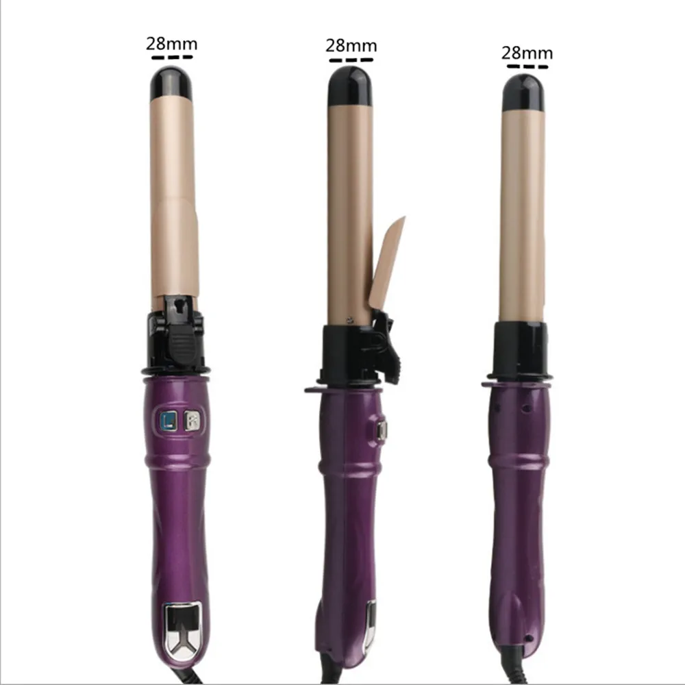 28mm Automatic Volume Curlers Hair Iron Does Not Hurt the Hair Curling Iron Tools and Ceramic Heat Exchanger Pear Big Volume hair curler hair iron
