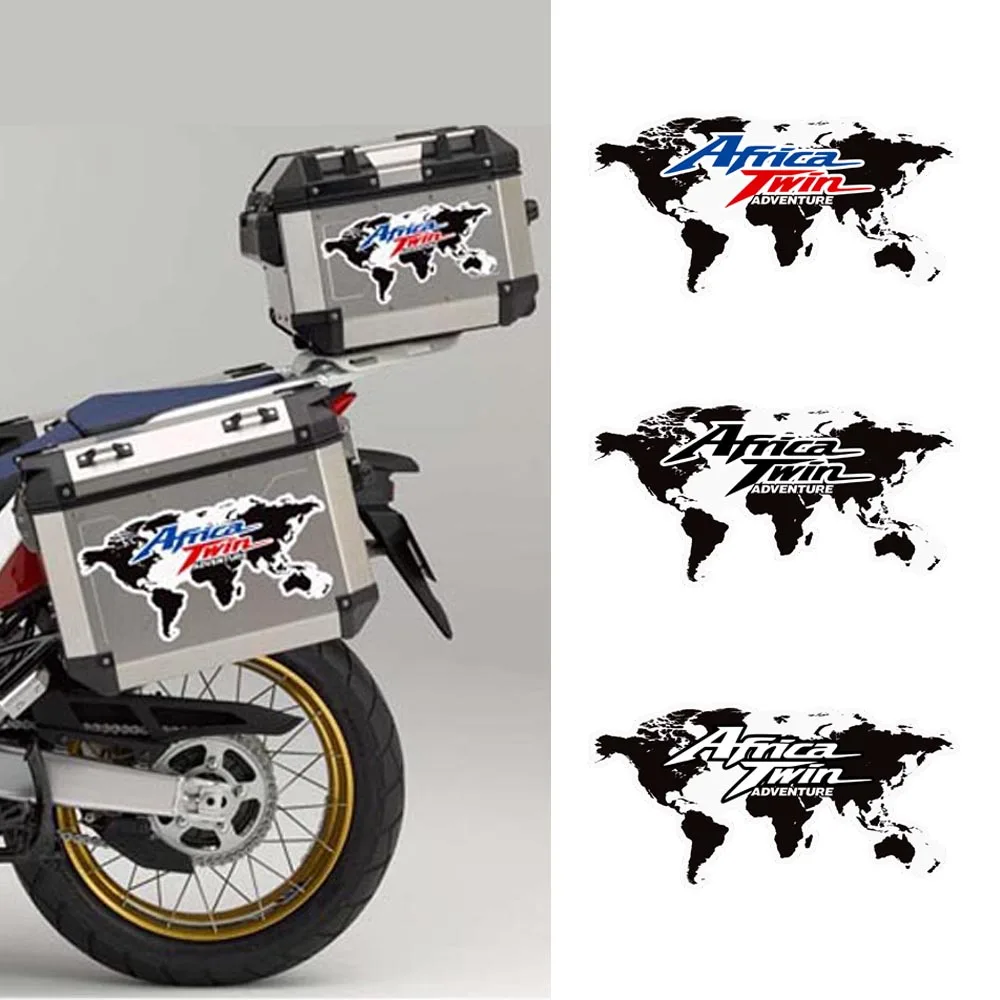 AfricaTwin CRF 1000 1100 L For Honda Africa Twin CRF1000L CRF1100L  Trunk Luggage Cases Tank Pad Protector Adventure Sticker Kit