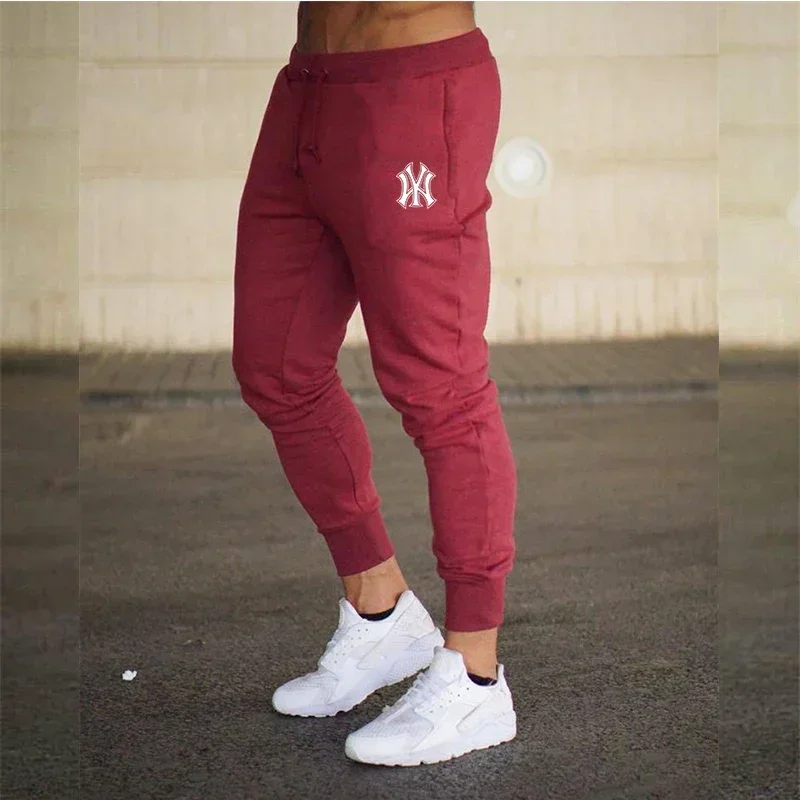 2024 fashion summer casual pants men's new fitness sports jogging sportswear sports pants Harajuku street pants thin pants