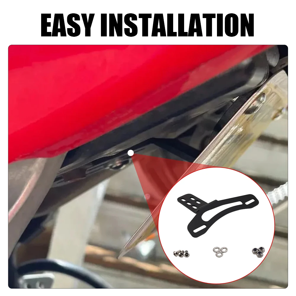 Aluminum Alloy Bracket For Rear License Plate Mudguard For Honda CBR600RR 2003-license plate holder motorcycle license plate holder