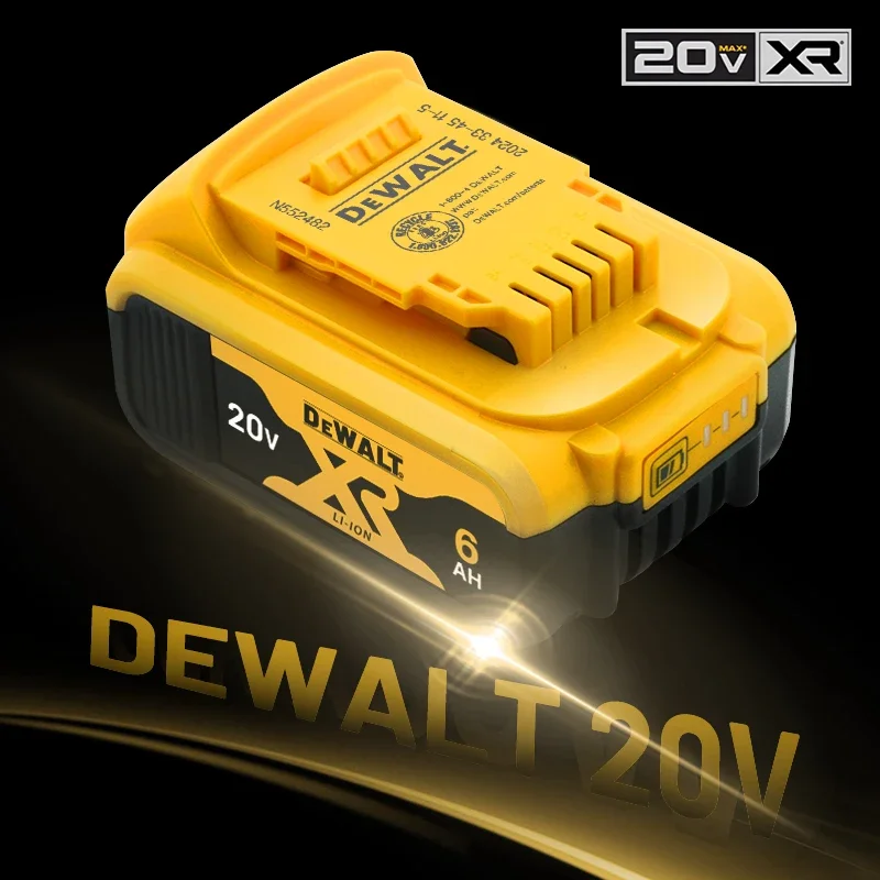 DEWALT 20V 6AH rechargeable lithium-ion battery DCB115 DCB118 DCB1104 60V power tool battery rechargeable battery