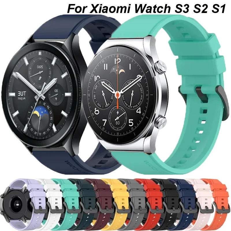Silicone Replacement Watch Strap, 20/22mm - Versatile Bracelet