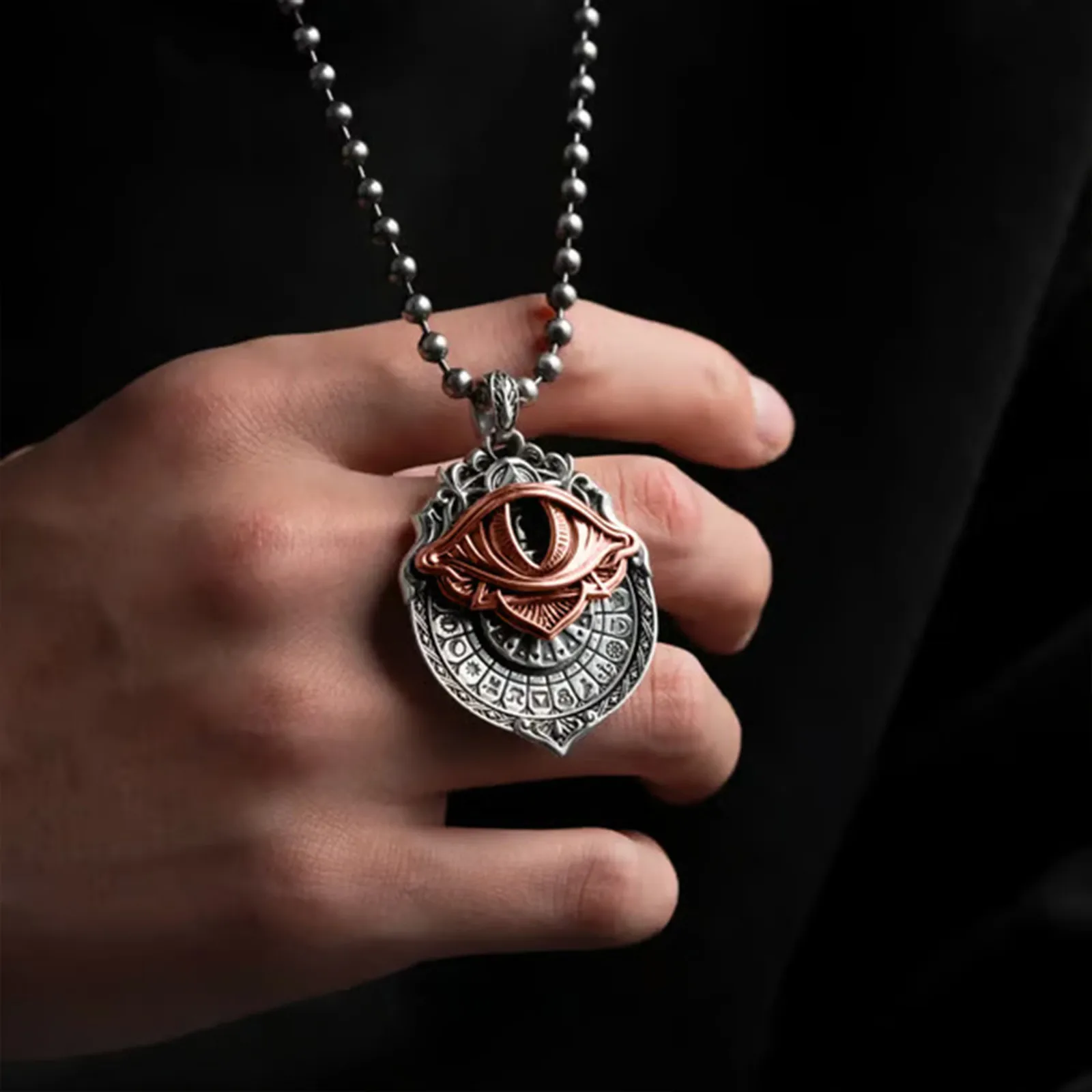 Tarot Vision Pendant, Spinner Pendant Necklace, Spiritual Jewelry