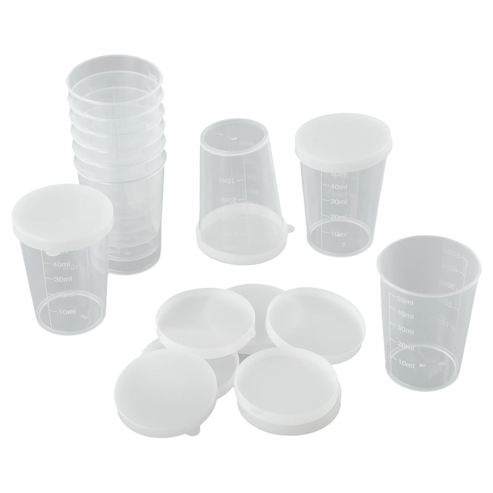 Set 6 Bicchieri In Vetro Pyrex Da Laboratorio - Misurini 50/100/250/500/1000 Ml - Karter Scientific