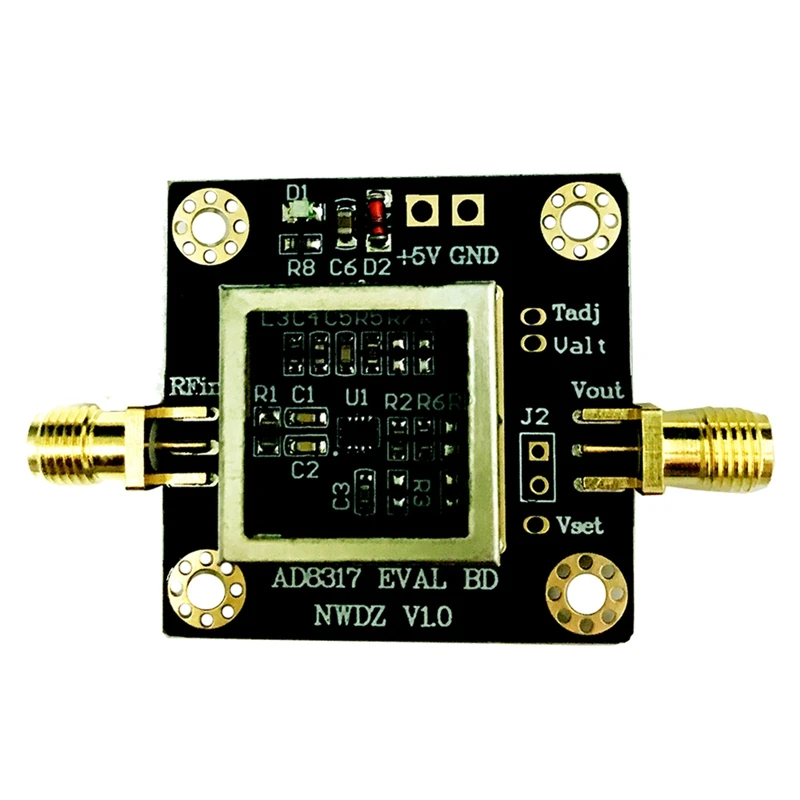 

AD8317 модуль динамометр 1M-10GHz 60DB RF Мощность измерительный усилитель логарифмический детектор контроллер
