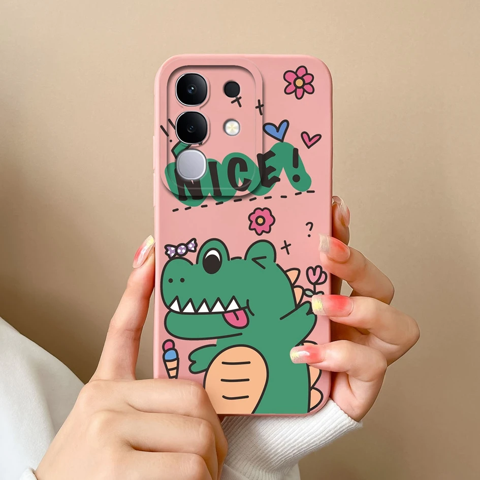 Cute Panda Cactus Liquid Silicone Protective Phone Case