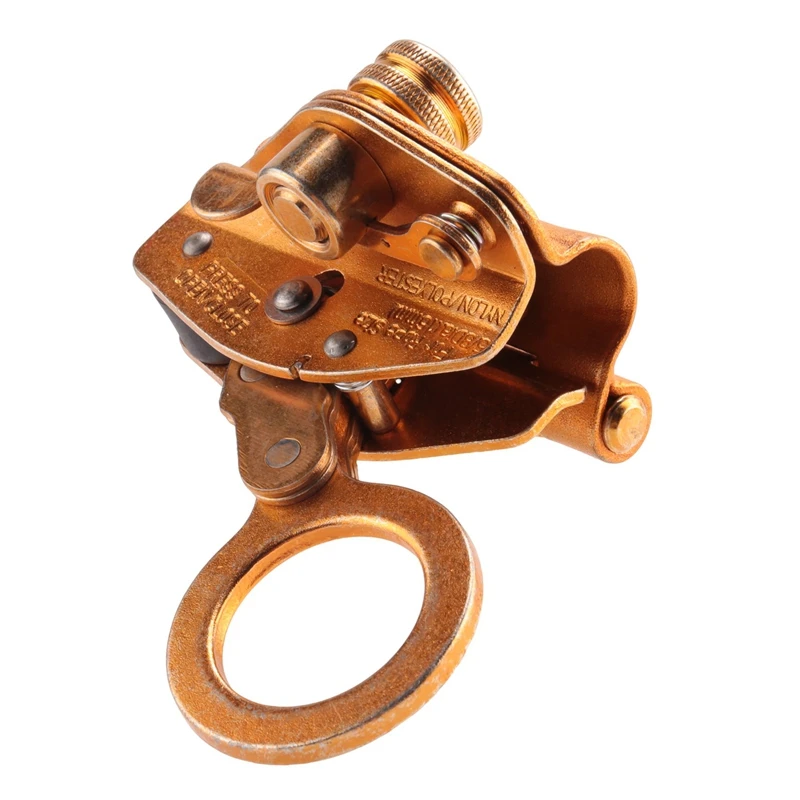25KN Outdoor Rock Climbing Tree Arborist 1/2 - 5/8 Inch Rope Grab Ascender Rigger Self-Locking Device 5